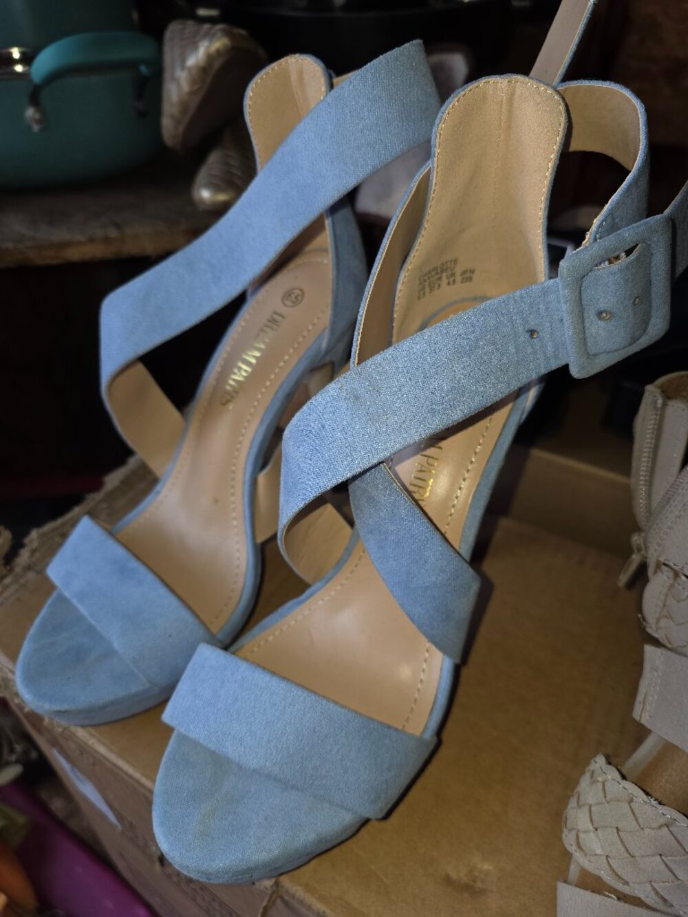 Women's Dream Paris Periwinkle high heel - size 6.5